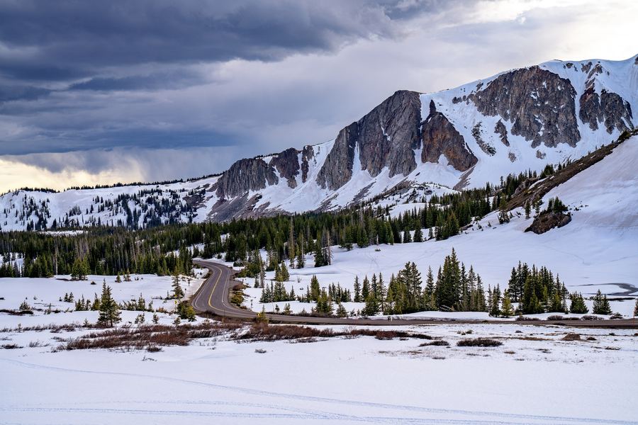 Medicine Bow Peak, Snowy Range Scenic Byway