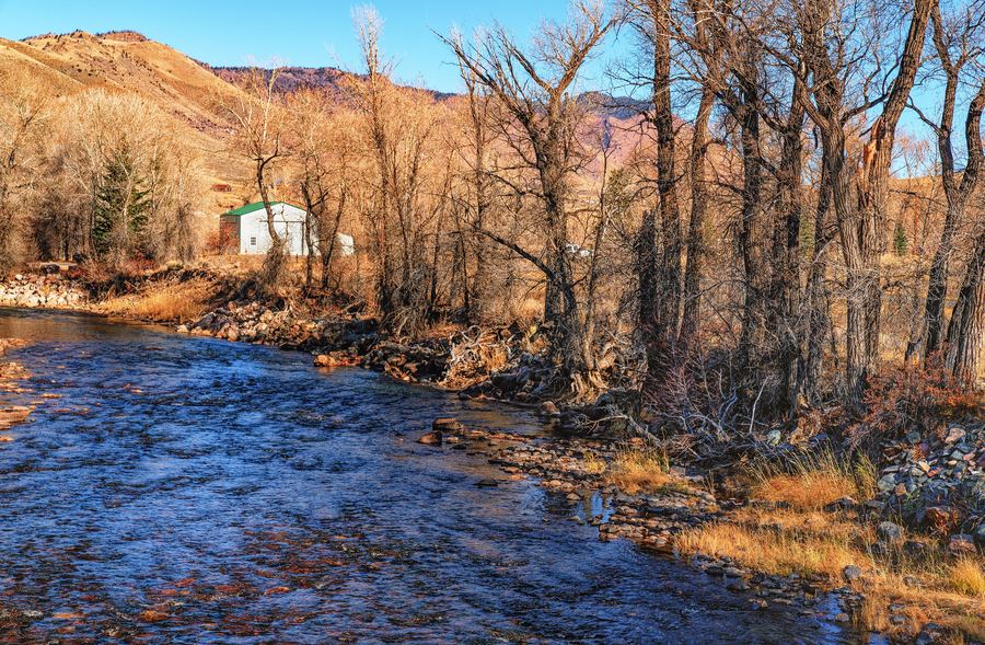 Laramie River at Woods Landing, Jelm, Albany County